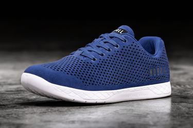 Nobull Suede Men's Trainers Blue | Australia (KV2067)